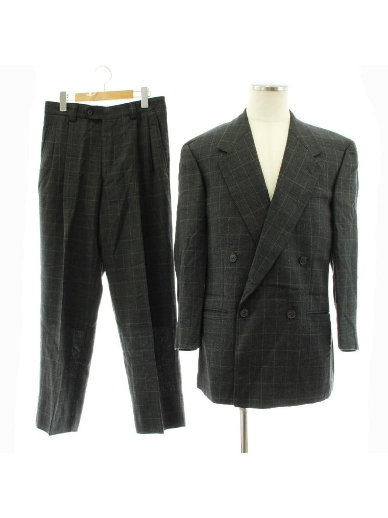 Versace Classic V2 Double Suit Set Tailored Jacket Fully